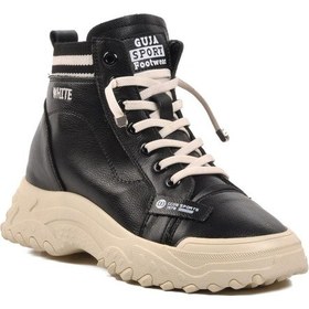 Resim Guja 23k310-20 Siyah Bağcıklı Kadın Sneaker Bot 001 
