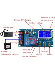 Resim Hobi Mekatronik Akü ve Lityum Pil Şarj Devresi 30A XY-L30A(6-60V) 