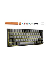Resim Mini T9 Türkçe Q Mekanik Klavye Red Switch Gamer Oyuncu Klavyesi 