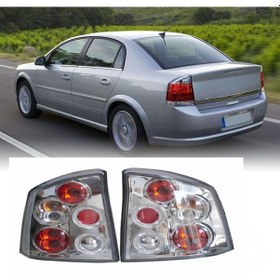 Resim Opel Vectra C 2002-2008 Krom Şeffaf Arka Stop Lambası 