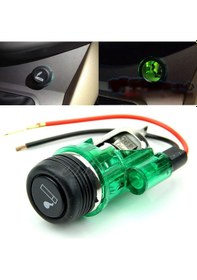 Resim Space Araç Yeşil Işıklı Çakmak 24V 