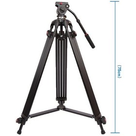 Resim Jieyang Jy0508A Hidrolik Çantalı Video Tripod 