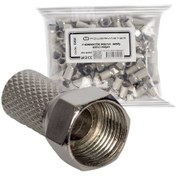 Resim F Konnektör Rg6 U4 18 MM Geniş 100'lü Paket 