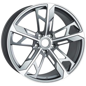 Resim Emr EMR-1150-02 9.5x21" -5x130 E60 71.56 Titan Grey Machined Face Jant 4 Adet Emr