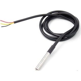 Resim Elektronikport-Ds18B20 Su Geçirmez 1M Kablolu Sıcaklık Sensörü 
