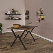 Resim Wood House Asya Ceviz Masa 