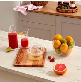 Resim Kristal Portakal Limon Sıkacağı 10512 Şeffaf 