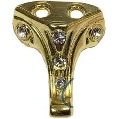 Resim Moda Taşlı Ahşap Sandık Ayağı, Kutu Ayak 2,5 cm - Sarı, 100 Adet ( Lisinya ) 