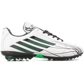 Resim Sportaç Lig Mbappe Numara 37 Genç Halı Saha Futbol Ayakkabı Beyaz Beyaz - Siyah - Yeşil 