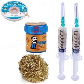 Resim Havya Ucu Temizleme Lehim Solder Paste 138 C 42g Flux Lehim Toplama Cp-2515 Lehim Emme Teli 2,5 Mm St01 