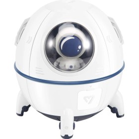 Resim Astronot Uzay Gemisi Aromaterapi Hava Nemlendirici Temizleyici Elektrikli Su Kokusu Difüzör Humidificador Beyaz (Yurt Dışından) 