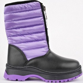 Resim Muggo Sugar Garantili Çocuk Unisex Rahat Kalıp Önü Fermuarlı İçi Kürklü Yağmur Ve Kar Botu 001 