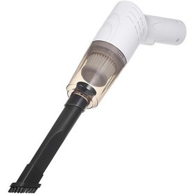 Resim Leezsing Taşınabilir Usb Şarjlı Araç Süpürgesi - 5000pa Güçlü Emiş, 3 Uçlu, Bükülebilir Sap 1200mah Pil 