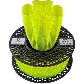 Resim Porima Petg Transparan Filament - Neon Sarı - 1.75Mm - 1 Kg 