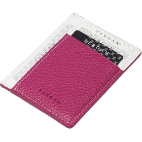 Resim Fuşya Deri Unisex Kredi Kartlık - S1KK00001676-V4G 