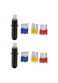 Resim Zcjb Flyeer 32 Adet 30/45/60 Derece Mimaki Cricut Kesim Plotter Vinil Kesici Bıçaklar + Mimaki Bıçak Tutucu -122706 