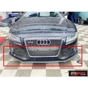 Resim Audi A5 Ön Tampon Altı Lip Fiberglass Boyasız 