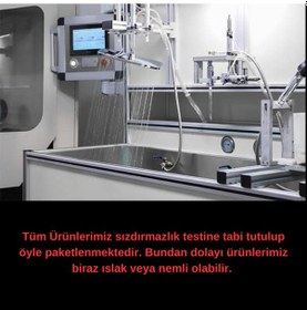 Resim Faumix Kr2109 Krom Renkli Arıtmalı 3 Yollu Mutfak Bataryası 