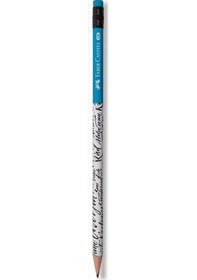 Resim Faber Castell Silgili Caligraphy Kurşun Kalem-mavi Çok Renkli 