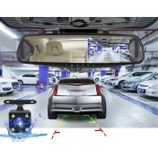 Resim Dashcam Beyaz Ayna Dvr 4.3 Inç Araç Kamerası Fhd 1080P Otomatik Kayıt Kuruluşu Desteği Dikiz Kamera Video Kaydedici (Yurt Dışından) 