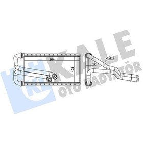 Resim Kale-370650 - Kalorifer Radyatörü Brazıng Al/al Focus Iv 20 
