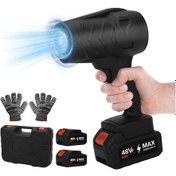 Resim Castu M1 Kablosuz Mini Hava Üfleyici Fırçasız Motorlu 3 Kademeli 8000mah Katlanabilir Blower 