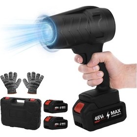 Resim Castu M1 Kablosuz Mini Hava Üfleyici Fırçasız Motorlu 3 Kademeli 8000mah Katlanabilir Blower 