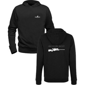 Resim Alfa Tshirt Cs-Go Baskılı Siyah Ön Arka Baskılı Çocuk Sweatshirt 