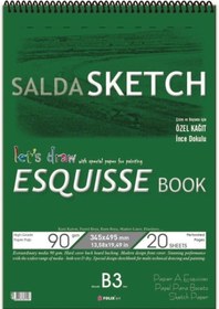 Resim Folix Sketchbook B3 Salda 34.5 X 49.5 Spiralli 90 Gr. 20 Yaprak N11.1422 