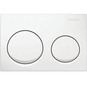 Resim Geberit Kumanda Kapağı ALPHA20 - Çift Basmalı - Beyaz 