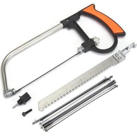 Resim Home 7 Parça Çok Amaçlı Kıl Testere Seti – Metal, Ahşap, Pvc ve Plastik Kesim Için Mini El Testere Seti, Çelik Bıçaklı Çok Fonksiyonlu Testere Takımı 