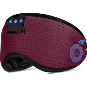 Resim Youtek Uyku Maskesi Ve Bluetooth Kulaklık 2'li 1, Hd Stereo Ses, Uzun Pil Ömrü, Ev Ve Seyahat İçin, Mikrofonlu 
