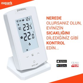 Resim General HT500SET Akıllı Oda Termostatı Beyaz 