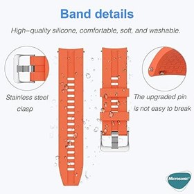 Resim Microsonic Huawei Watch GT 3 SE Kordon, Silicone RapidBands Koyu Yeşil 