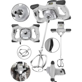 Resim Graizer Alman MX-3000 Bakir Sargi 6 Kademe Devirli Ayarlı Elektirikli Alçı Boya ve Harç Karıştırıcı Mikser 