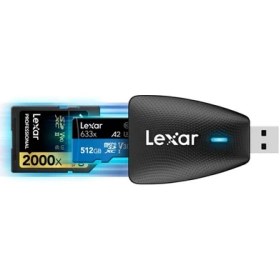 Resim Lexar Multi USB 3.1 Kart Okuyucu LRW450UB (SD - MicroSD) 