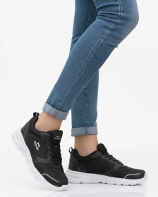 Resim Slazenger Siyah Beyaz Bağcıklı Unisex Spor Ayakkabı Çok Renkli 