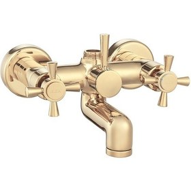 Resim Eca Quadrille Banyo Bataryası Altın Renkli 102802230 Altın 