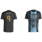 Resim Snapbuy Arjantin 2024 Futbol Forması - Erkek/kadın Kısa Kollu Yazlık Tişört10000mah Altın 