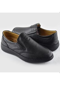Resim 7575 Ortopedik Taban Yumuşak Hakiki Deri Mevsimlik Kışlık Erkek Ayakkabı Siyah 
