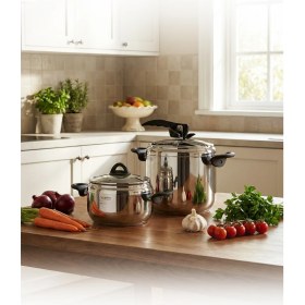 Resim Hascevher 3,5 + 7,0 Lt Düdüklü Tencere Seti 