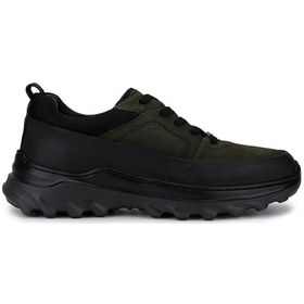Resim Tamer Tanca Erkek Hakiki Deri Siyah Mat/haki Sneakers & Spor Ayakkabı 298 3256-25283 Erk Ayk Sk25-26 Syh Mat/hakı Dnte Siyah 