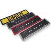 Resim Araç Takmatik Plakalık Krom Beyaz Siyah P.Black Kırmızı Plaka 383653601 