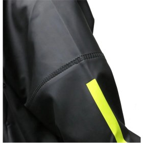 Resim Dikişsiz Fermuarlı Pvc Alt Üst Takım Motorcu Yağmurluğu 