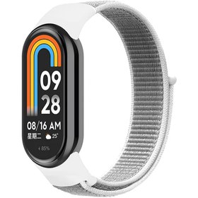 Resim Forzacase Xiaomi Mi Band 9 için Esnek Hasır Örgü Kordon Kayış - FC429 