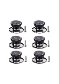 Resim 6 adet tencere kapağı düğmesi tencere düğmesi tava kapağı sap top 