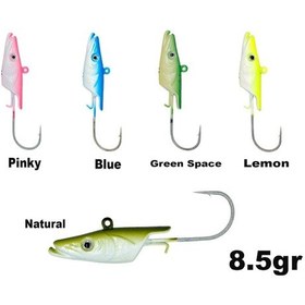 Resim Fujin Salt Eel 8.5Gr Jighead (2'Li) 