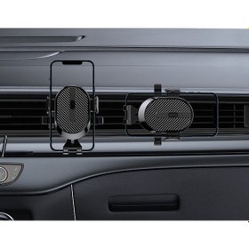 Resim 360 Döner Araç Telefon Tutucu Otomatik Kilit Mekanizmalı Stand - Lisinya 