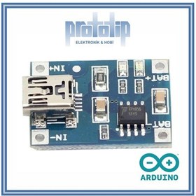 Resim Lityum Piller İçin 1A 5V Mini Usb Şarj Modülü 
