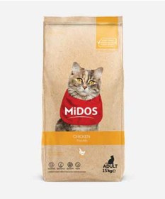 Resim Midos Tavuklu Yetişkin Kedi Maması 15 KG 